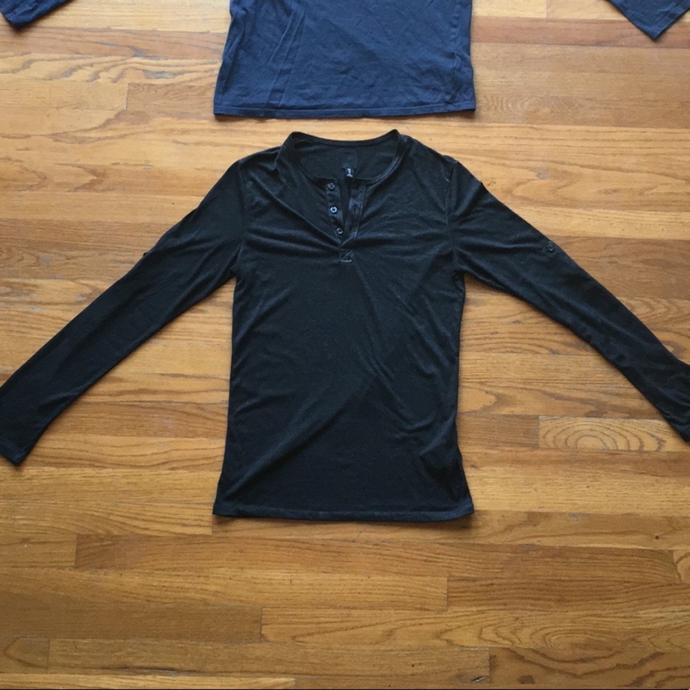 H&M Black Henley